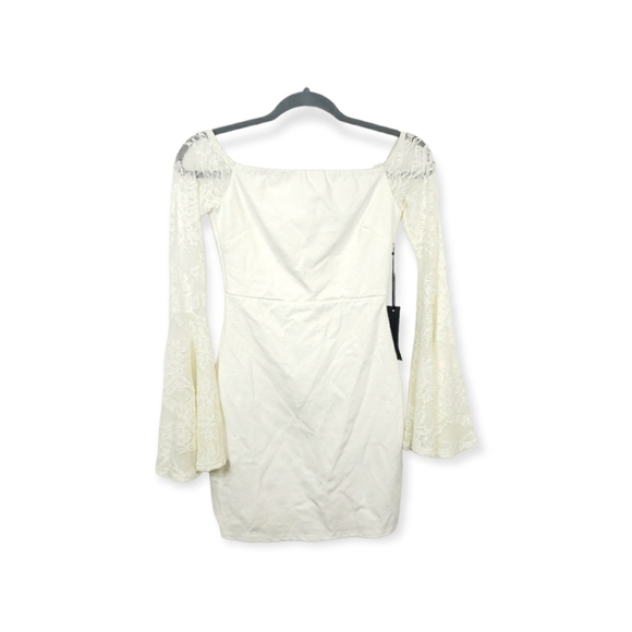 Lulu's Special Place Lace Off-the-Shoulder Dress new with tags sz xs - Picture 4 of 10